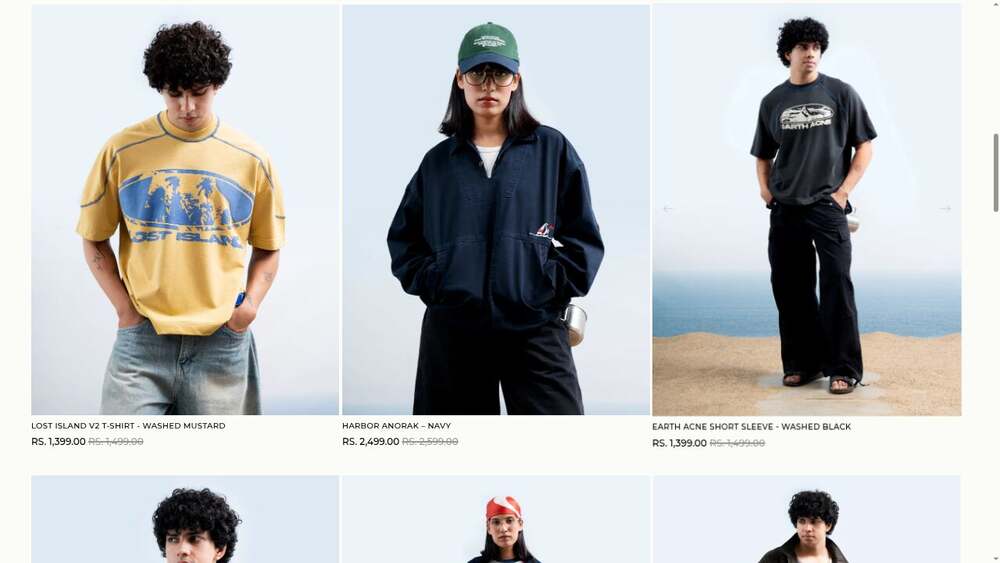 Stooky storefront product grid
