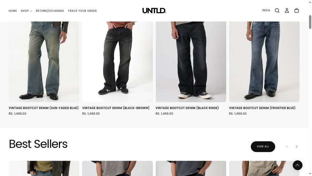 Untld screenshot: Product grid